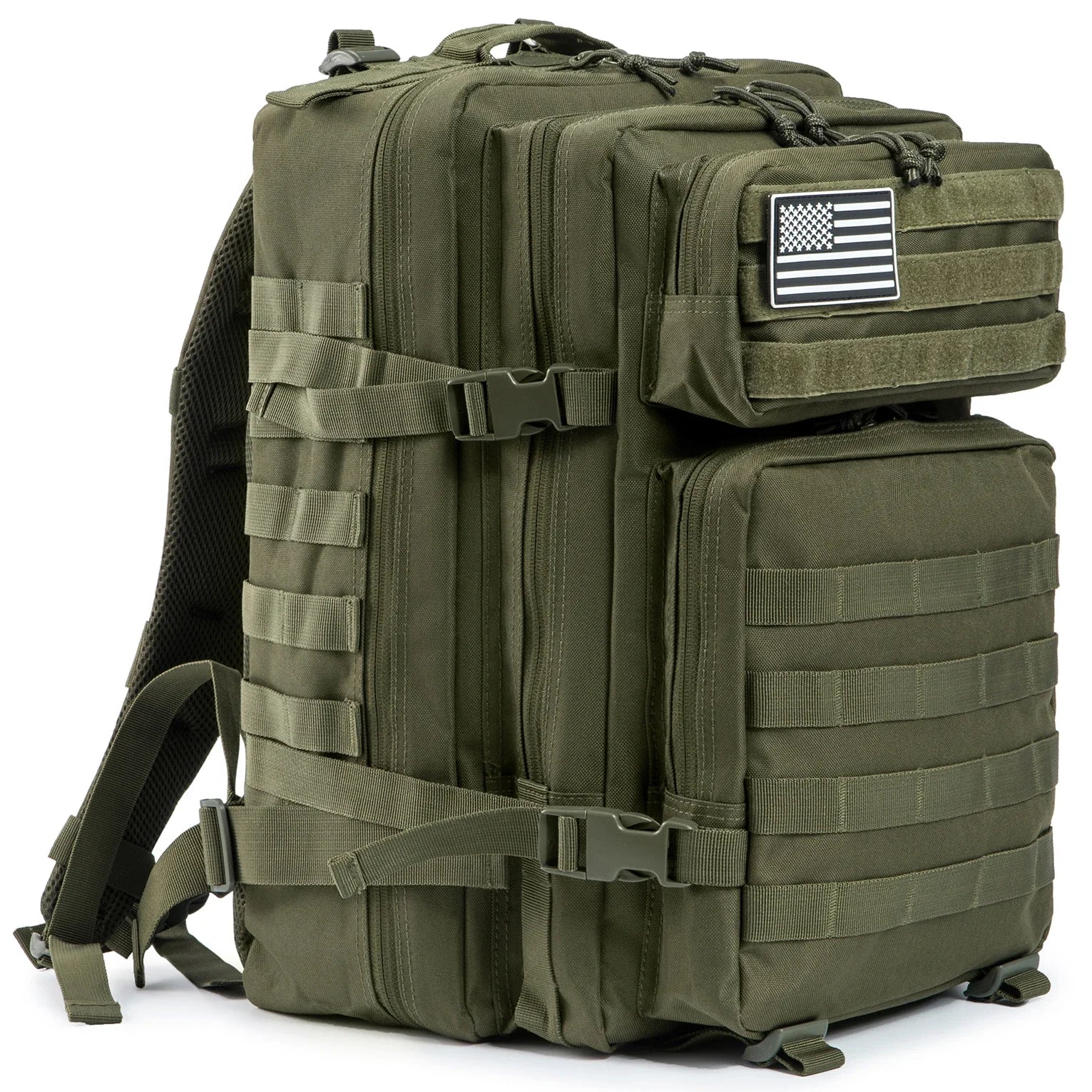 45L Tactical Backpack Large Capacity MOLLE Hiking Camping Outdoor Bag