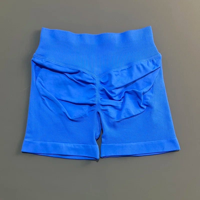 Women High Waist Yoga Shorts Seamless Butt Lift Tummy Control