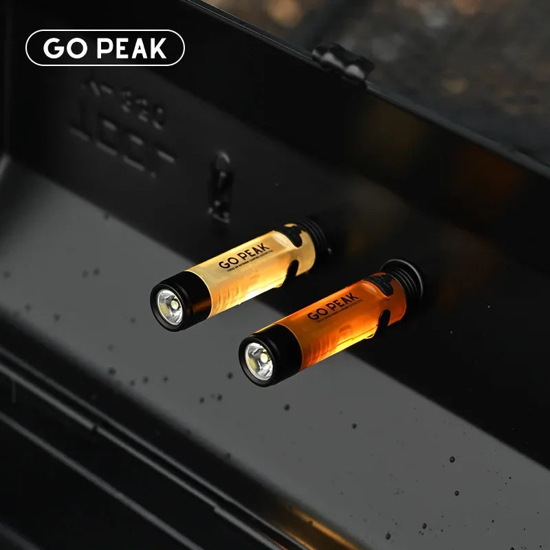 Pocket Mini LED Flashlight Key Clip Outdoor Emergency Survival Light