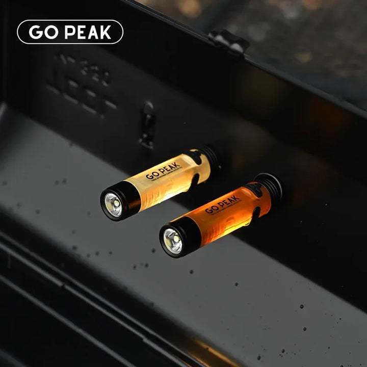 Pocket Mini LED Flashlight Key Clip Outdoor Emergency Survival Light