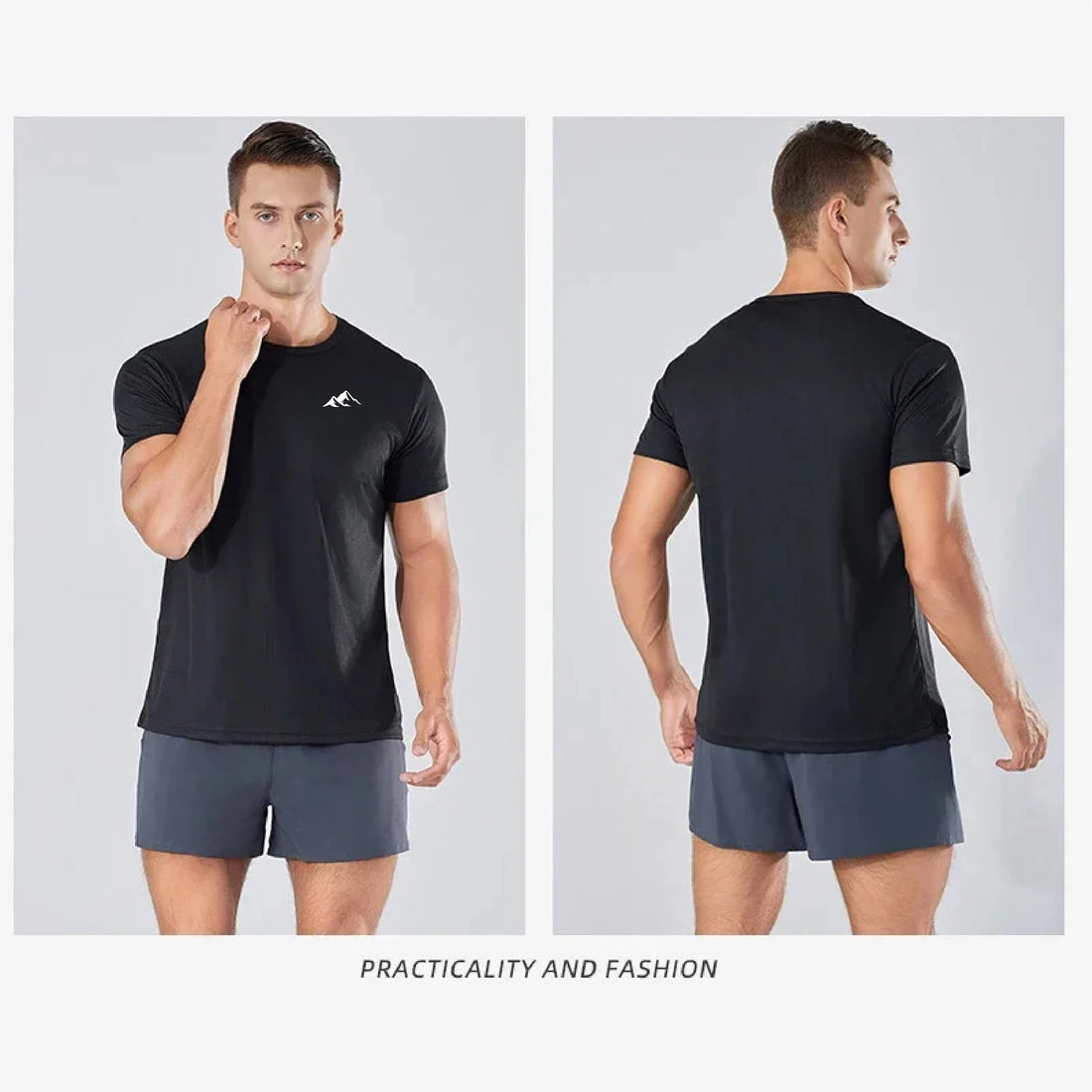 Men’s Quick Dry Oversized Gym Running T Shirt Fitness Jersey