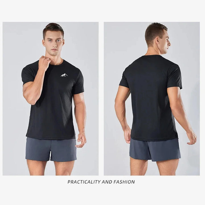 Men’s Quick Dry Oversized Gym Running T Shirt Fitness Jersey