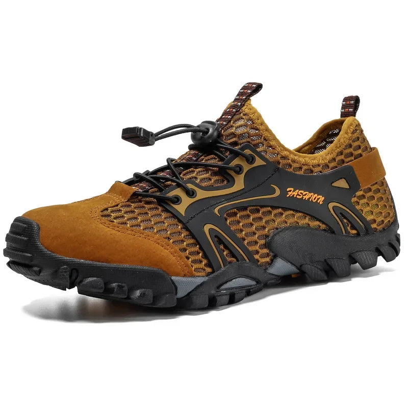Men Wear Resistant Hiking Shoes Anti Slip Outdoor Trekking Sneakers