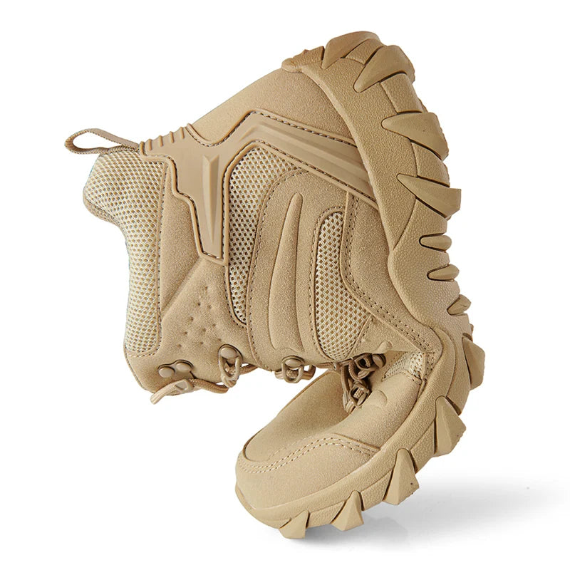 Tactical Combat Boots Men Outdoor Hiking Anti Wear Training Shoes