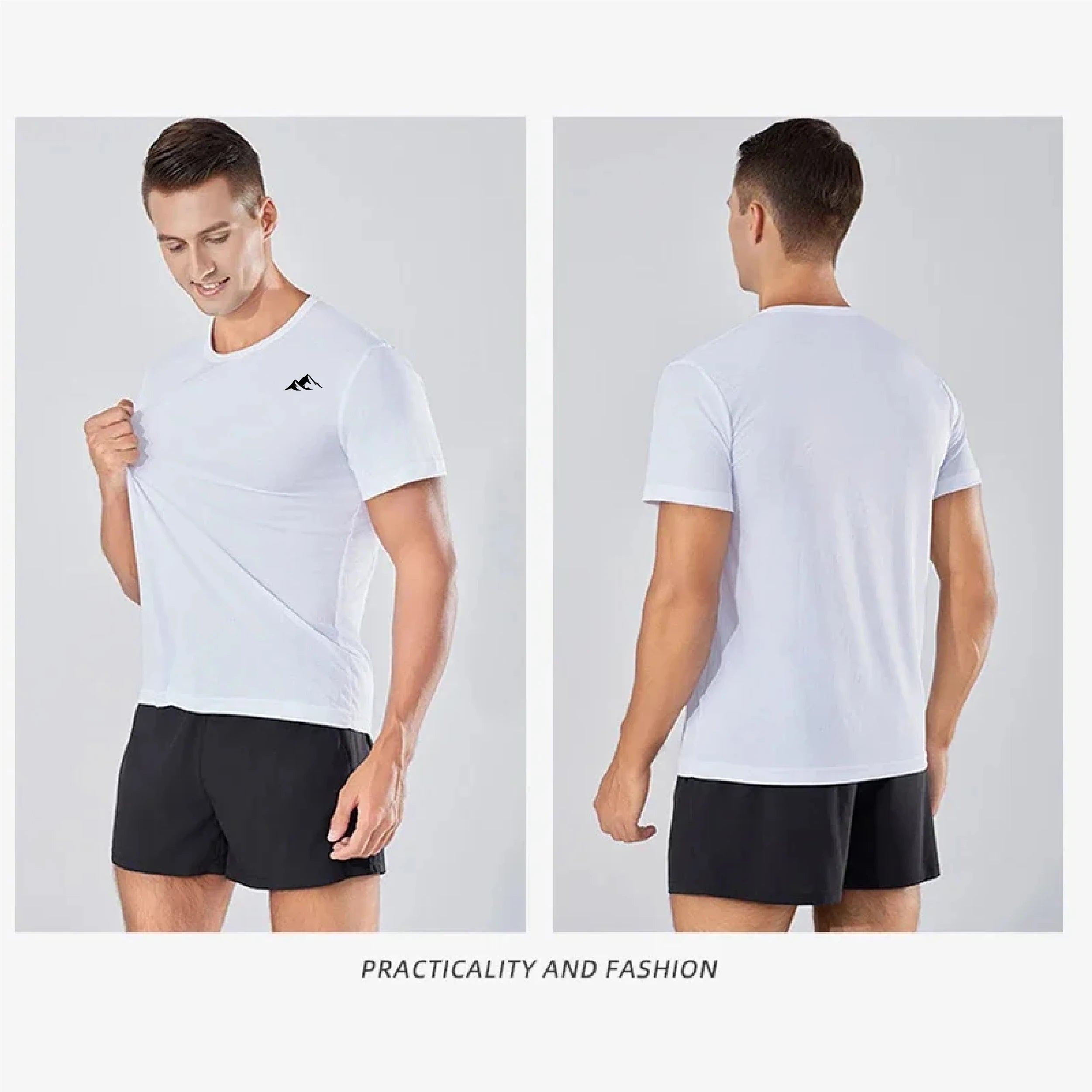 Men’s Quick Dry Oversized Gym Running T Shirt Fitness Jersey