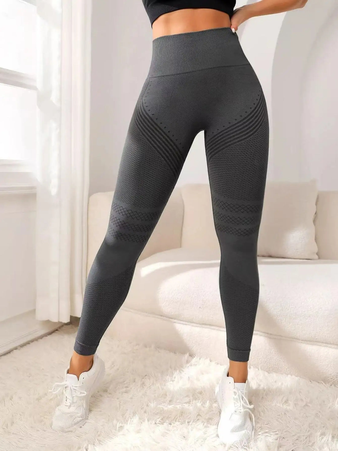 3D Cellulite Leggings High Waisted Butt Lift Gym Yoga Pants