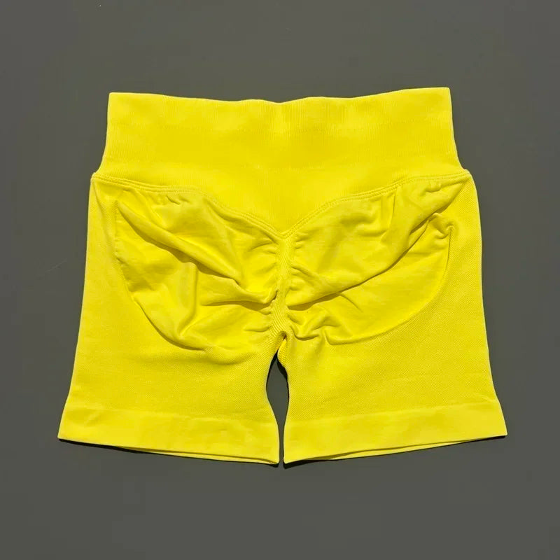 Women High Waist Yoga Shorts Seamless Butt Lift Tummy Control