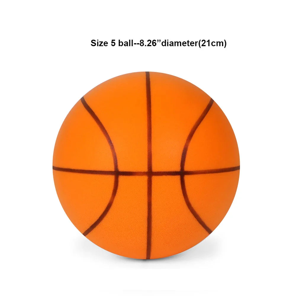 Silent Dribbling Foam Basketball Noiseless Indoor Training High Bounce Ball