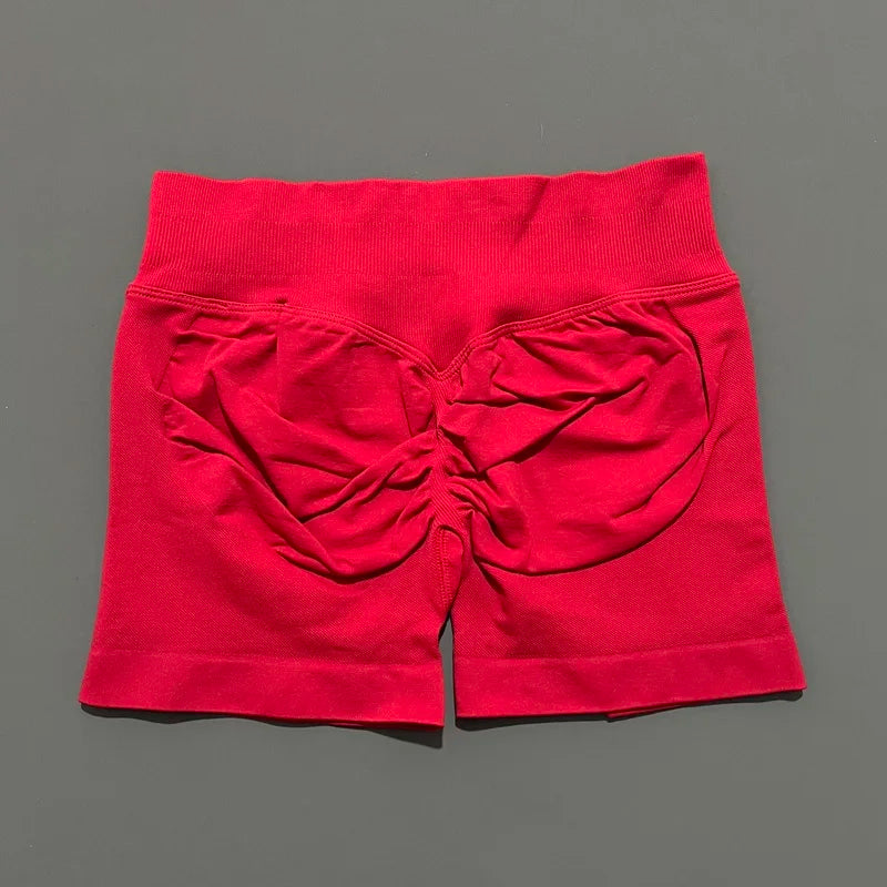 Women High Waist Yoga Shorts Seamless Butt Lift Tummy Control
