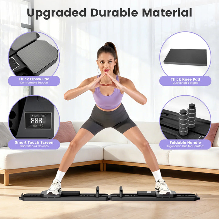 Foldable Pilates Board Core Ab Workout Smart Balance Fitness Equipment