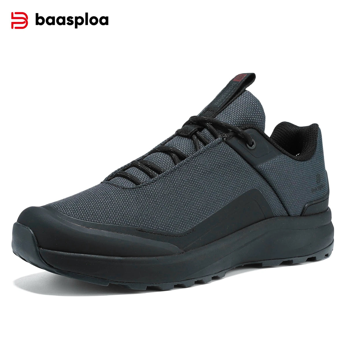 Baasploa Waterproof Hiking Shoes Men Non Slip Lightweight Outdoor Sneakers