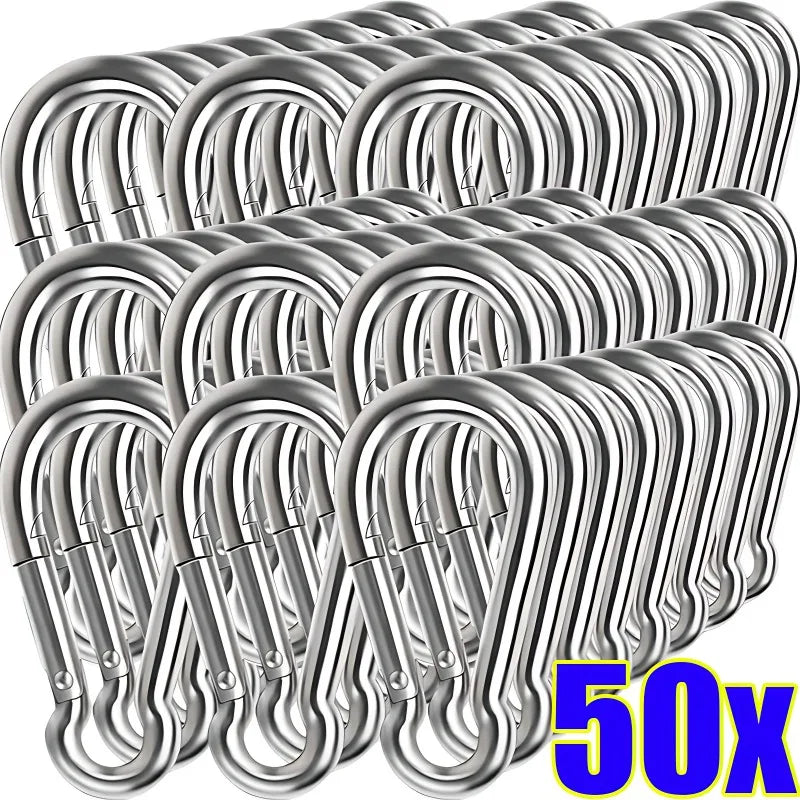Mini Alloy Carabiner Keychain Outdoor Survival Camping Hook Clip