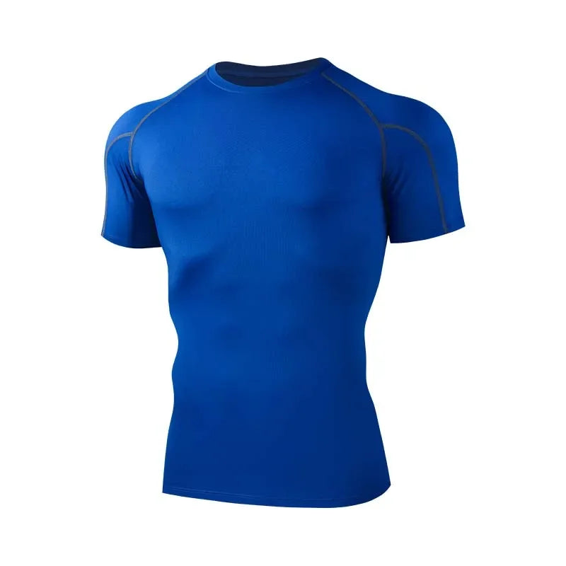 Men’s Compression Running T Shirt Quick Dry Gym Fitness Wear