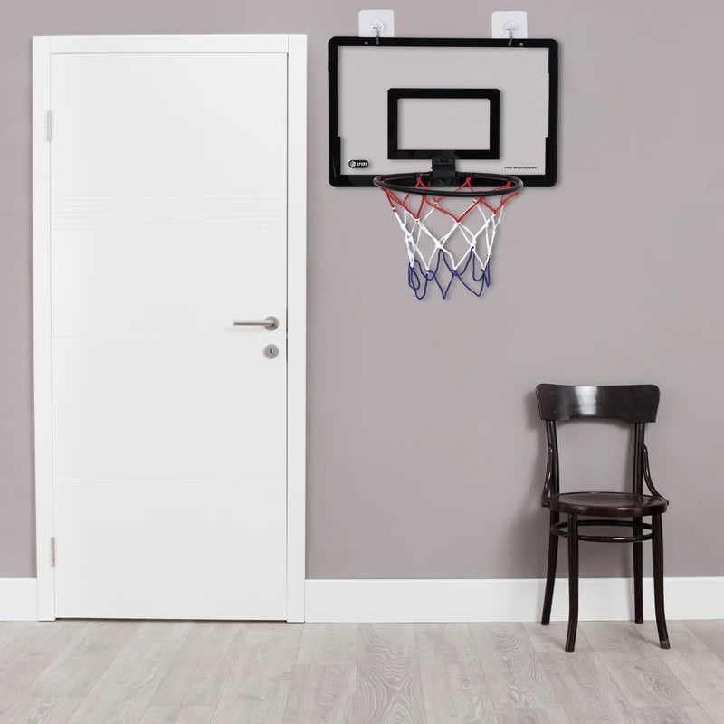 Mini Indoor Basketball Hoop Door Wall Mounted Kids Adults Game