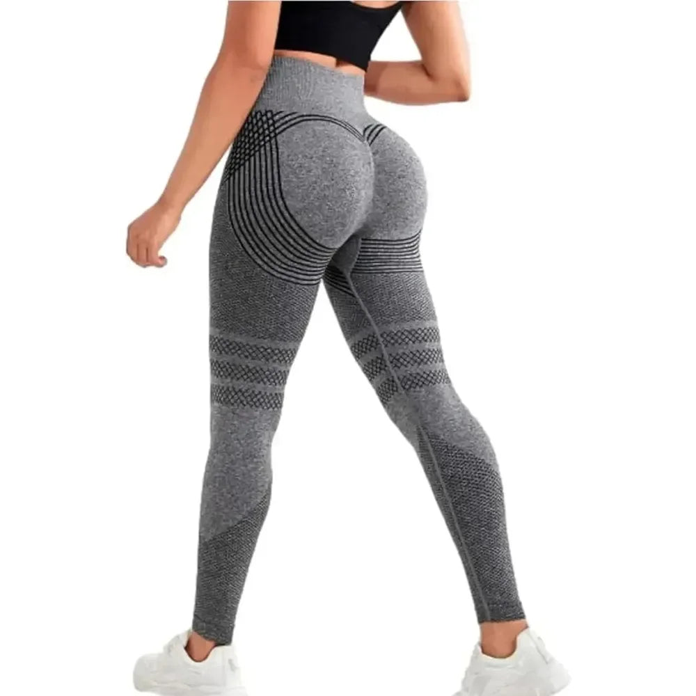 3D Cellulite Leggings High Waisted Butt Lift Gym Yoga Pants