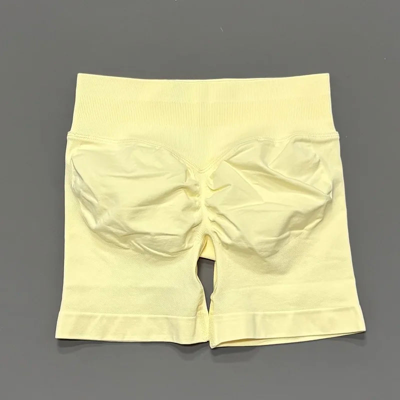 Women High Waist Yoga Shorts Seamless Butt Lift Tummy Control
