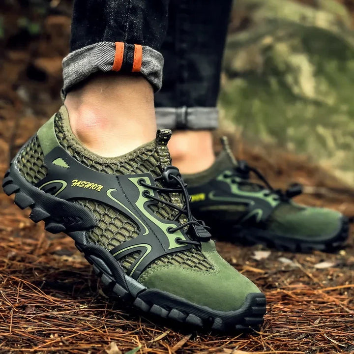 Men Wear Resistant Hiking Shoes Anti Slip Outdoor Trekking Sneakers