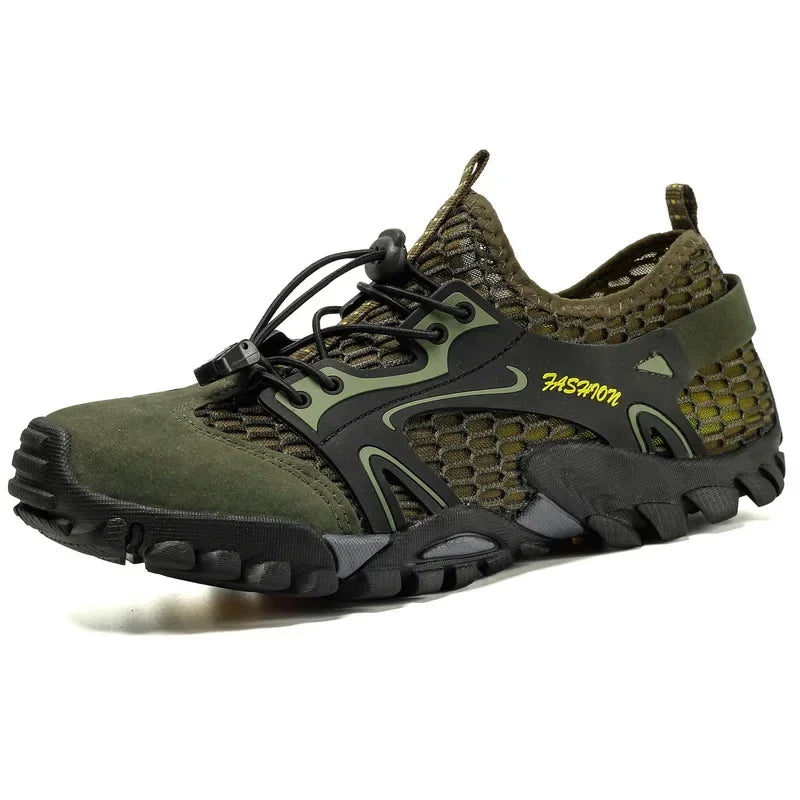 Men Wear Resistant Hiking Shoes Anti Slip Outdoor Trekking Sneakers