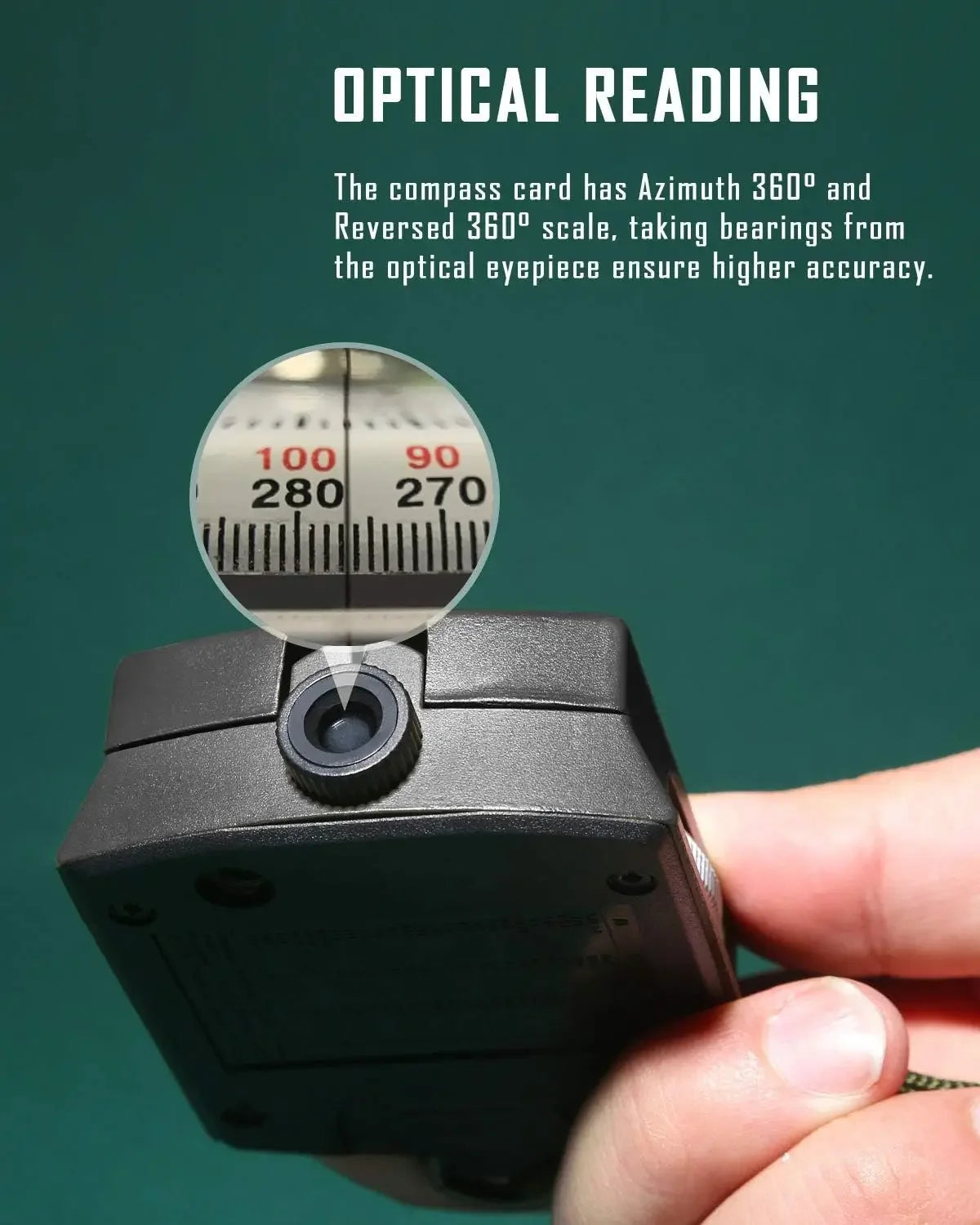Tactical Survival Compass High Precision Metal Luminous Outdoor Navigation Tool