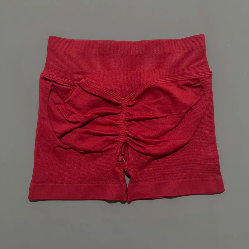 Women High Waist Yoga Shorts Seamless Butt Lift Tummy Control