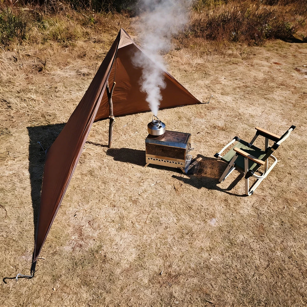 Camping Stove Windshield Windbreak BBQ Outdoor Windproof Cooking Shield