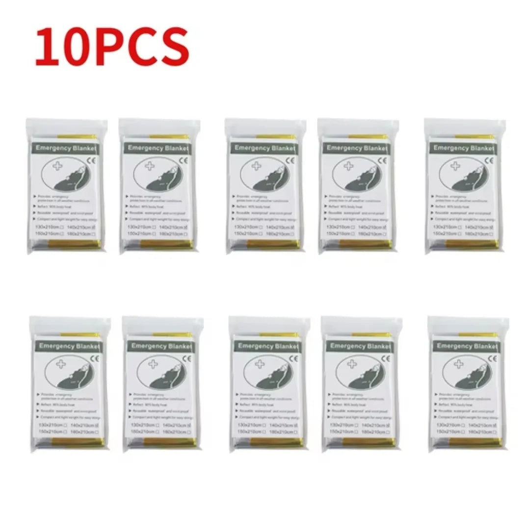 Emergency Survival Thermal Blanket Waterproof Foil First Aid Rescue Sheet