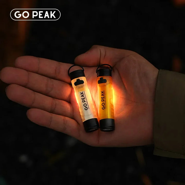 Pocket Mini LED Flashlight Key Clip Outdoor Emergency Survival Light