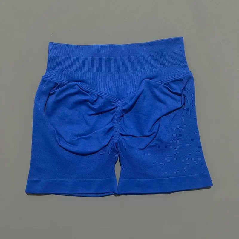 Women High Waist Yoga Shorts Seamless Butt Lift Tummy Control