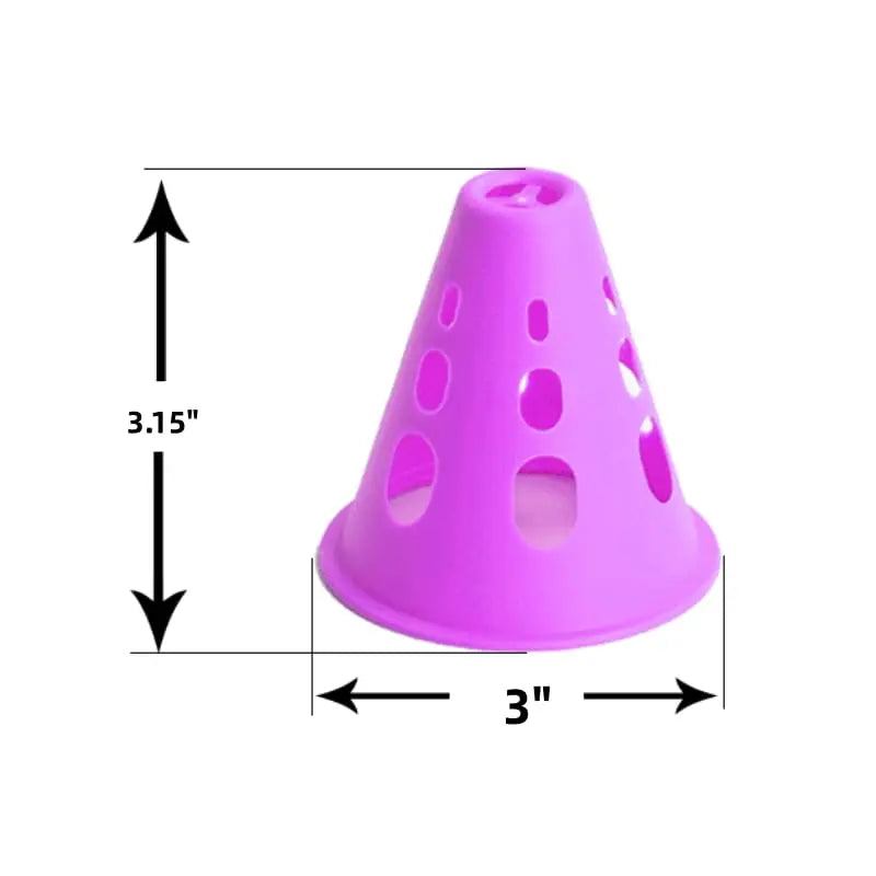 Colorful Soccer Training Cones Set Football Agility Marker Cups Kit