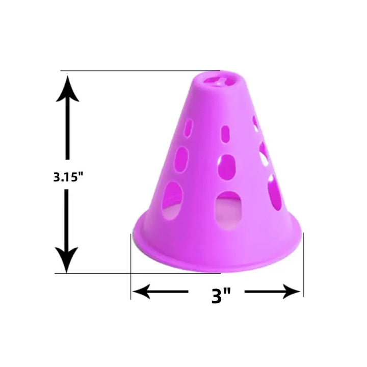 Colorful Soccer Training Cones Set Football Agility Marker Cups Kit