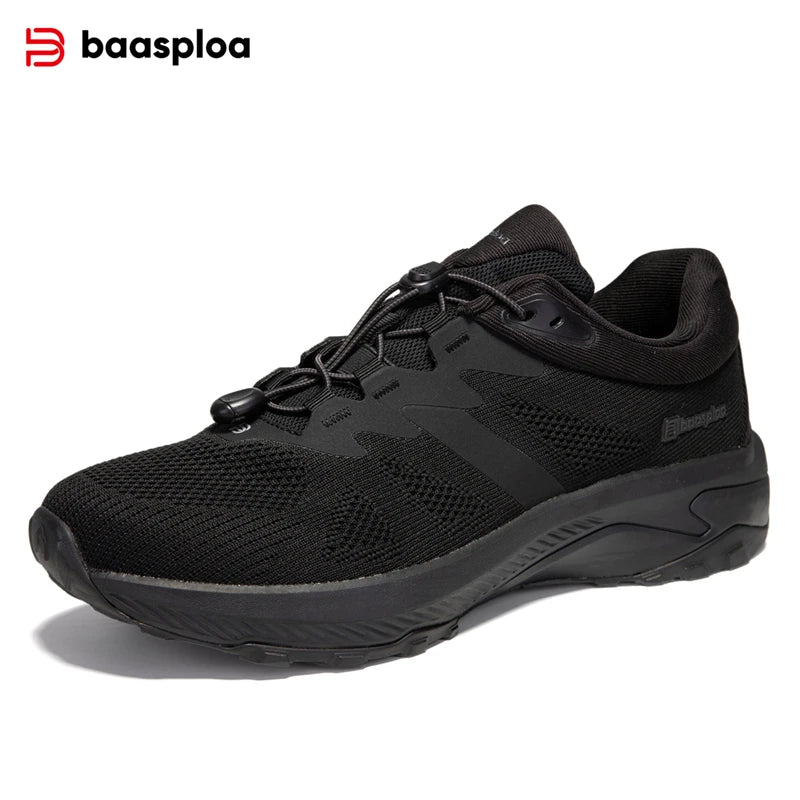 Baasploa Waterproof Hiking Shoes Men Non Slip Lightweight Outdoor Sneakers