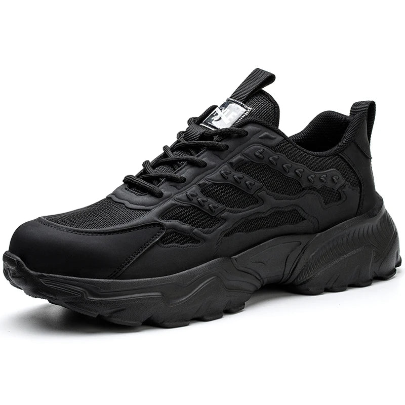 Men Work Safety Shoes Lightweight Anti Puncture Breathable Protective Sneakers