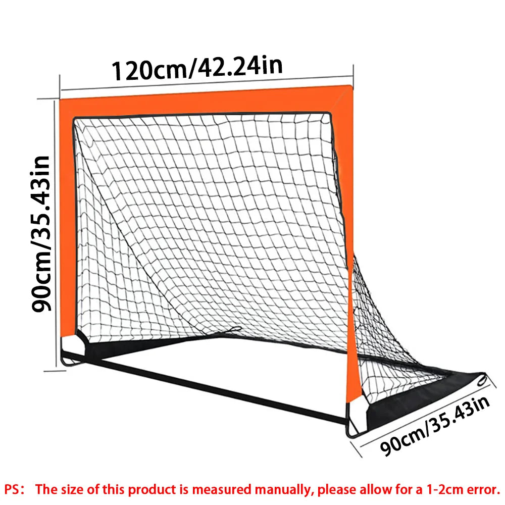 Pop Up Football Goal Net Garden Soccer Training Backyard Set