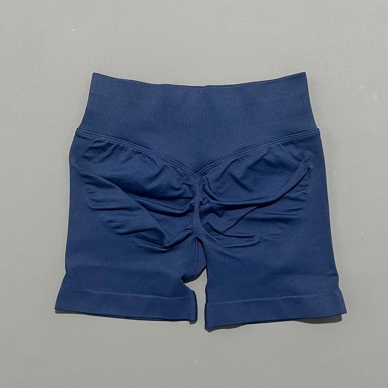 Women High Waist Yoga Shorts Seamless Butt Lift Tummy Control
