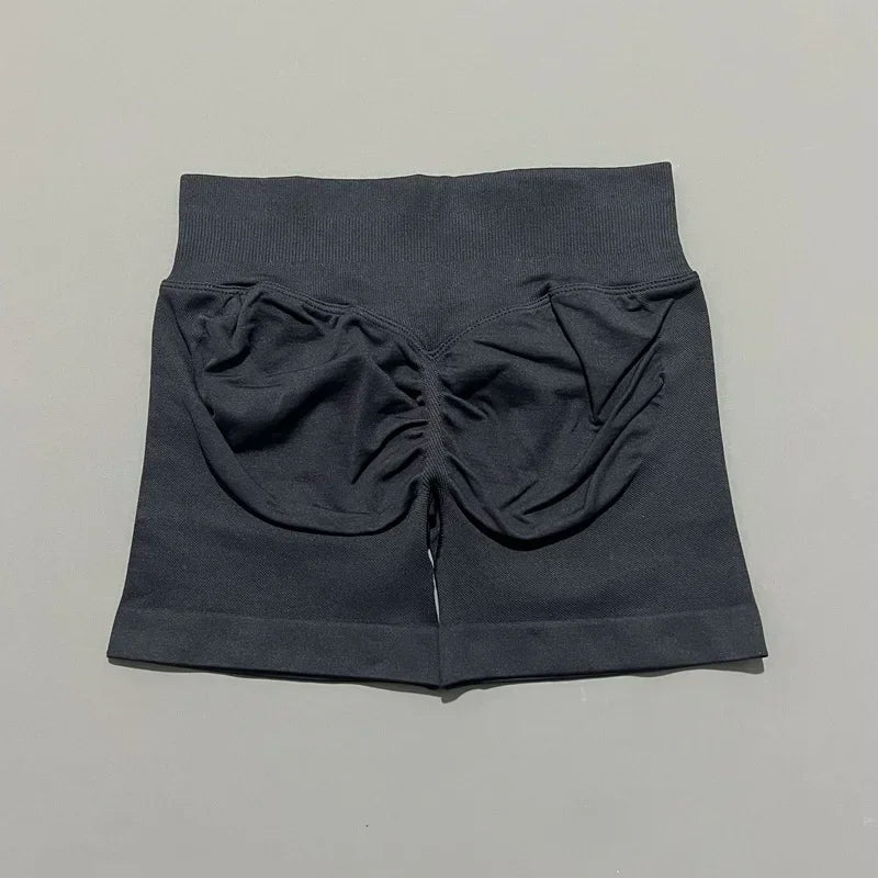 Women High Waist Yoga Shorts Seamless Butt Lift Tummy Control