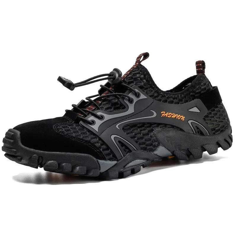 Men Wear Resistant Hiking Shoes Anti Slip Outdoor Trekking Sneakers