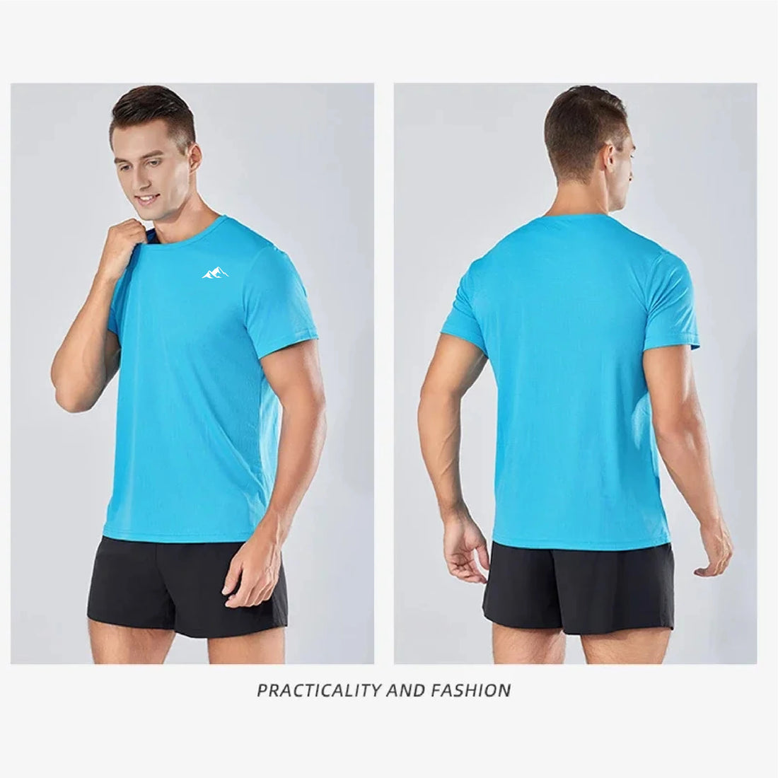 Men’s Quick Dry Oversized Gym Running T Shirt Fitness Jersey