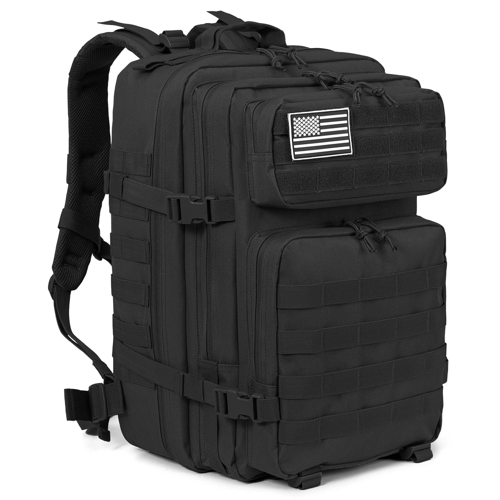 45L Tactical Backpack Large Capacity MOLLE Hiking Camping Outdoor Bag