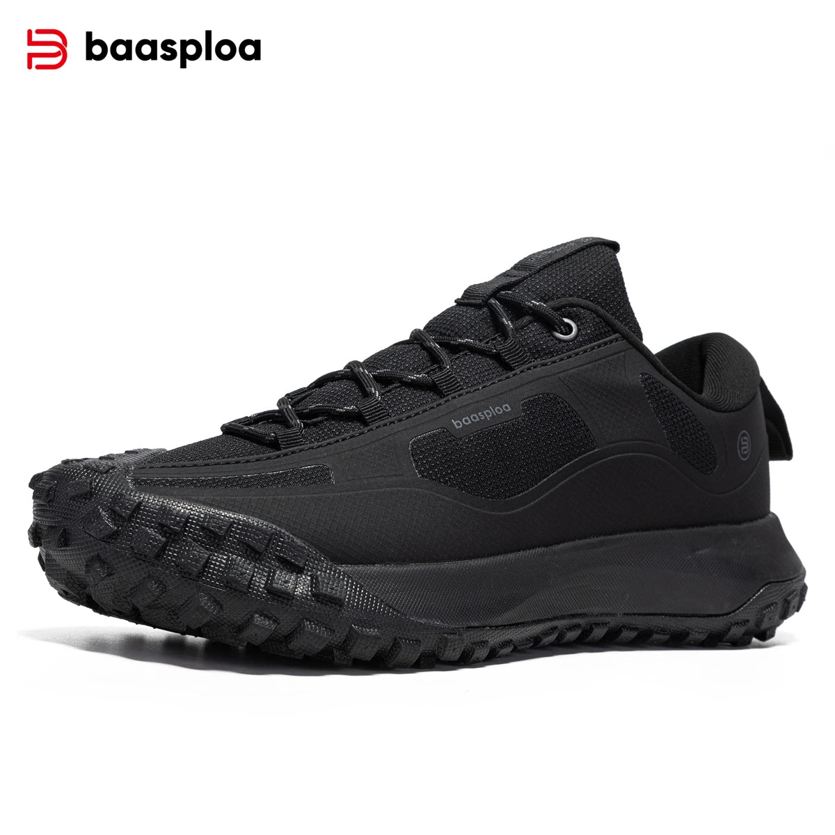 Baasploa Waterproof Hiking Shoes Men Non Slip Lightweight Outdoor Sneakers