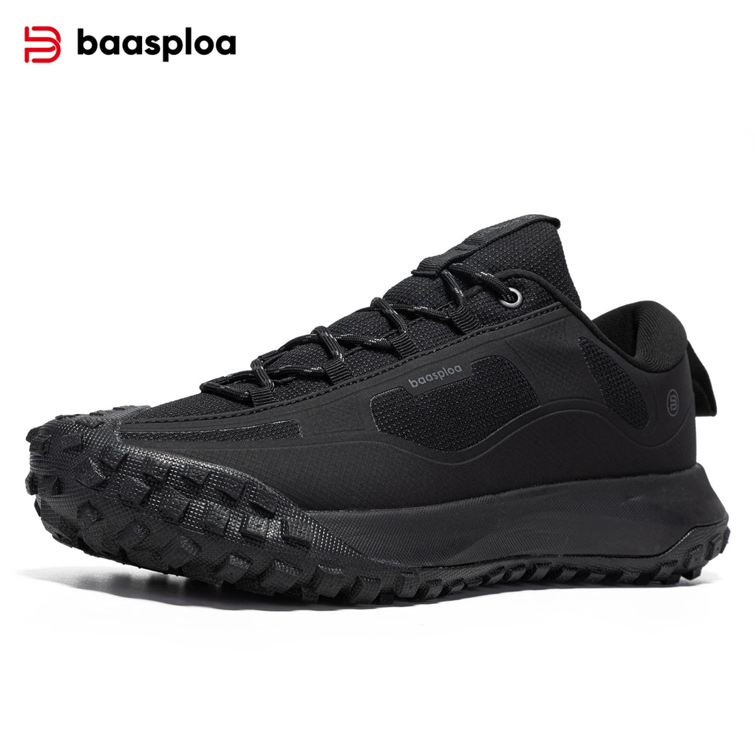 Baasploa Waterproof Hiking Shoes Men Non Slip Lightweight Outdoor Sneakers