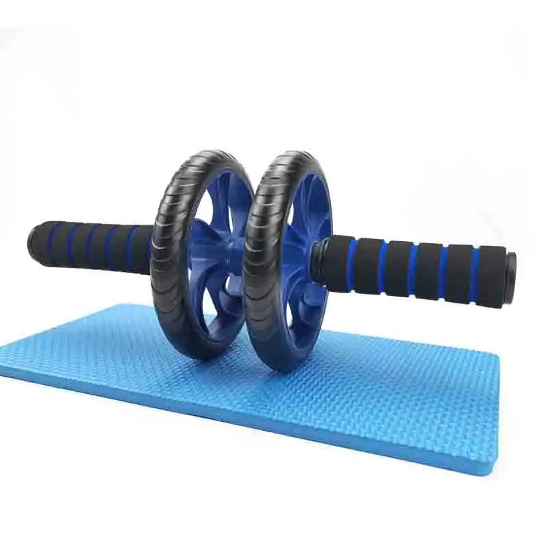 Silent Dual Wheel Ab Roller Core Strength Training Fitness Equipment