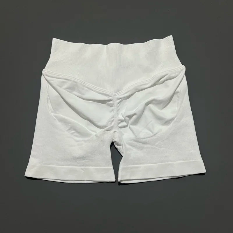 Women High Waist Yoga Shorts Seamless Butt Lift Tummy Control