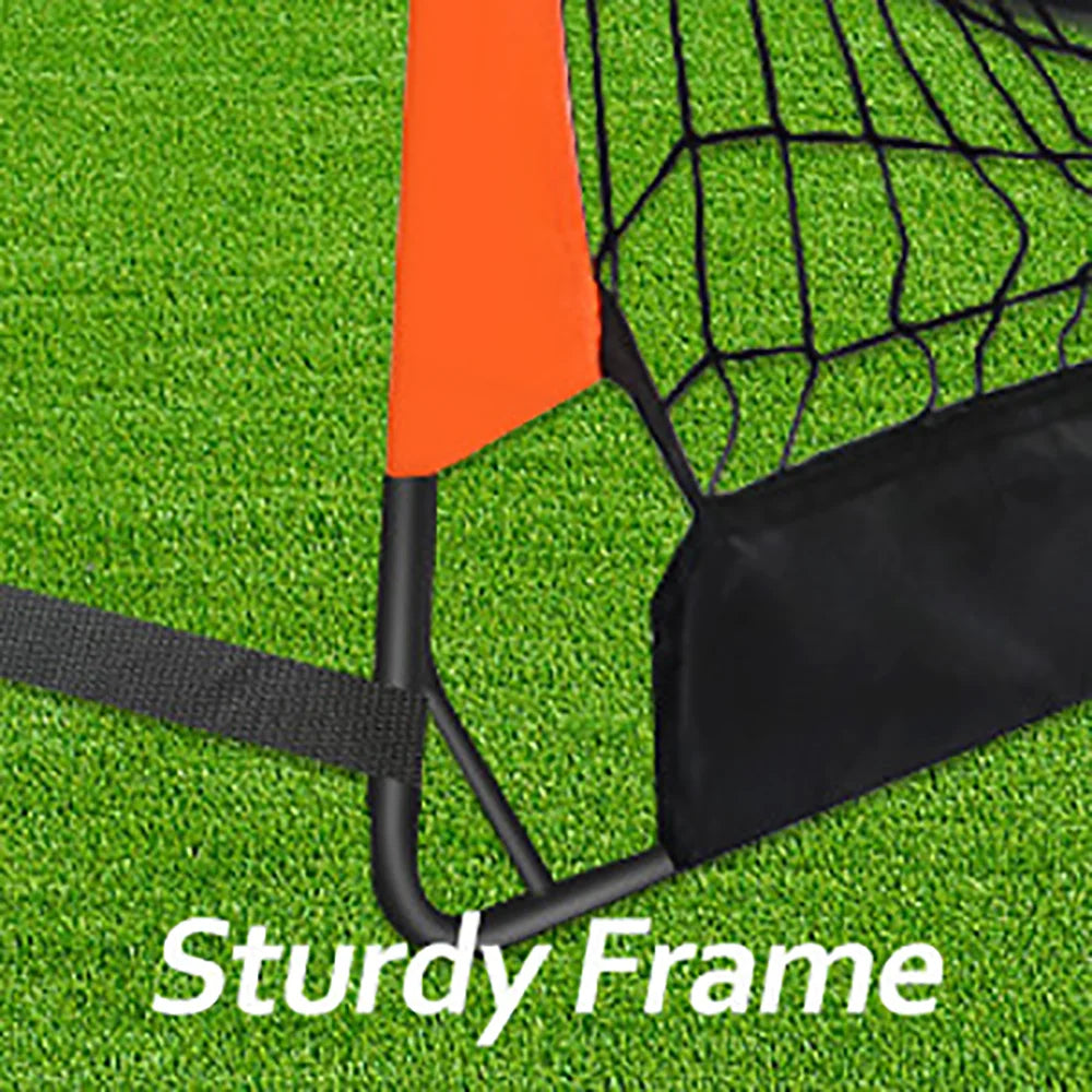 Pop Up Football Goal Net Garden Soccer Training Backyard Set