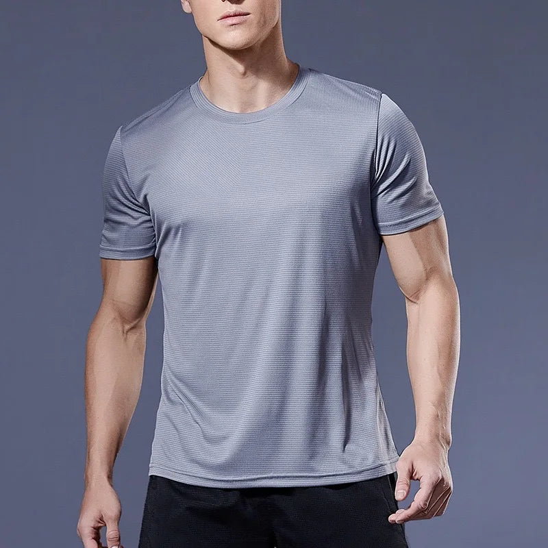 Men’s Quick Dry Gym Running T Shirt Moisture Wicking Training