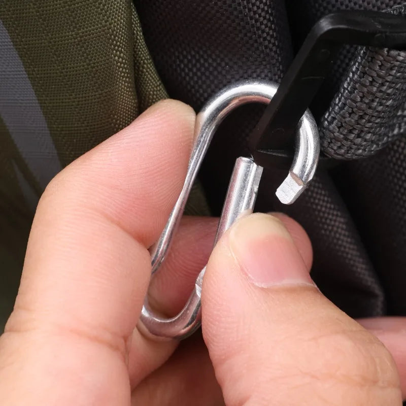 Mini Alloy Carabiner Keychain Outdoor Survival Camping Hook Clip
