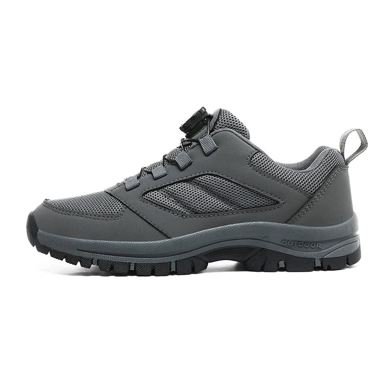 Men Outdoor Hiking Shoes Rotating Buckle Anti Slip Sports Sneakers