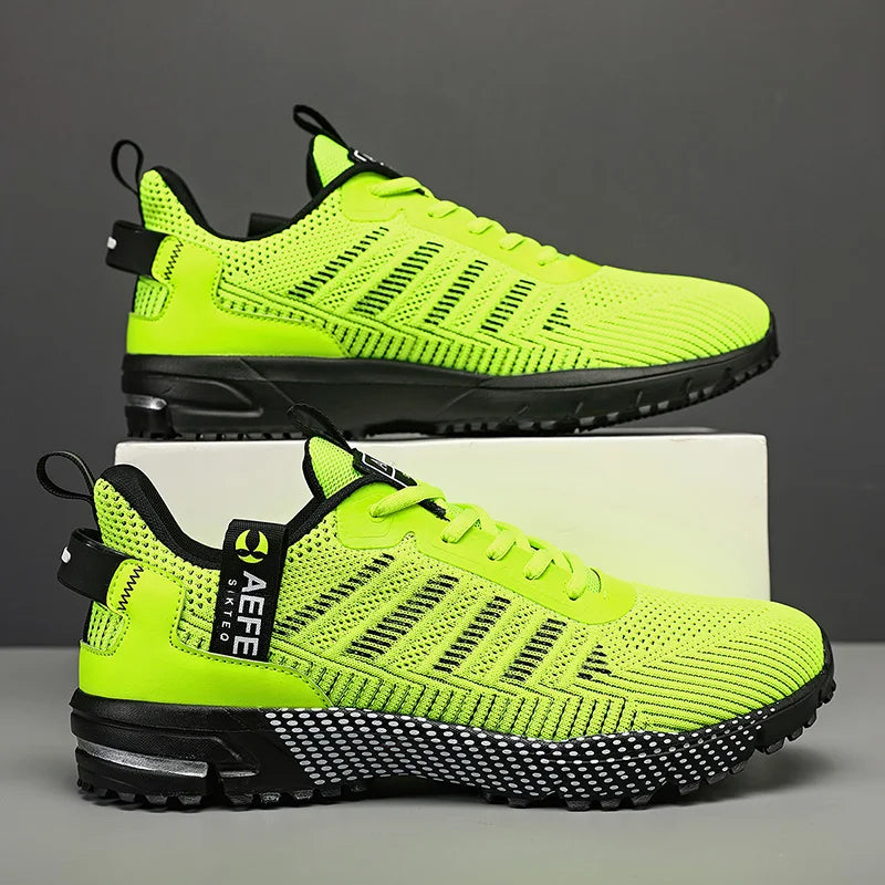 Men Running Shoes Lightweight Breathable Sneakers Outdoor Athletic Training Shoes