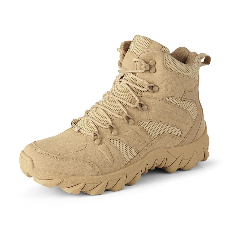 Tactical Combat Boots Men Outdoor Hiking Anti Wear Training Shoes