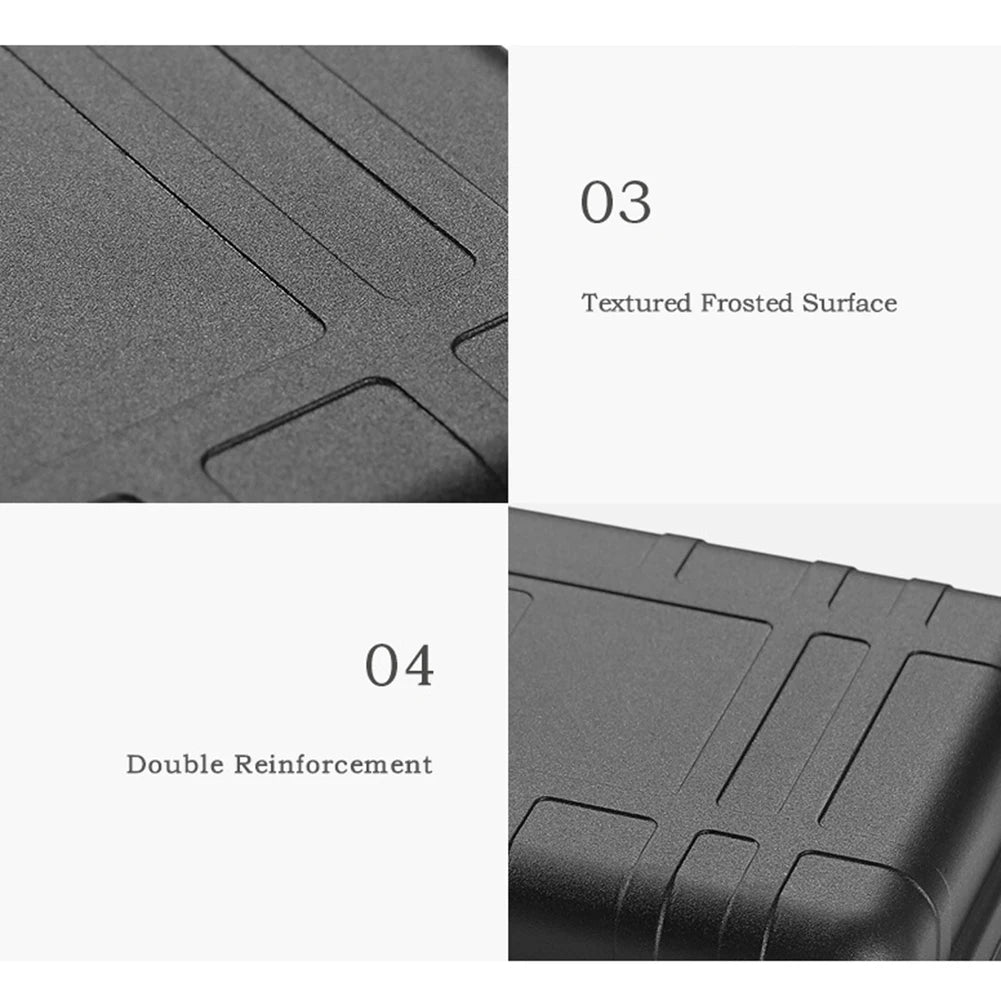 Portable Storage Box Waterproof Dry Box Survival Sealed Box Plastic EDC Tools Storage Container Case For Outdoor Gear Storage