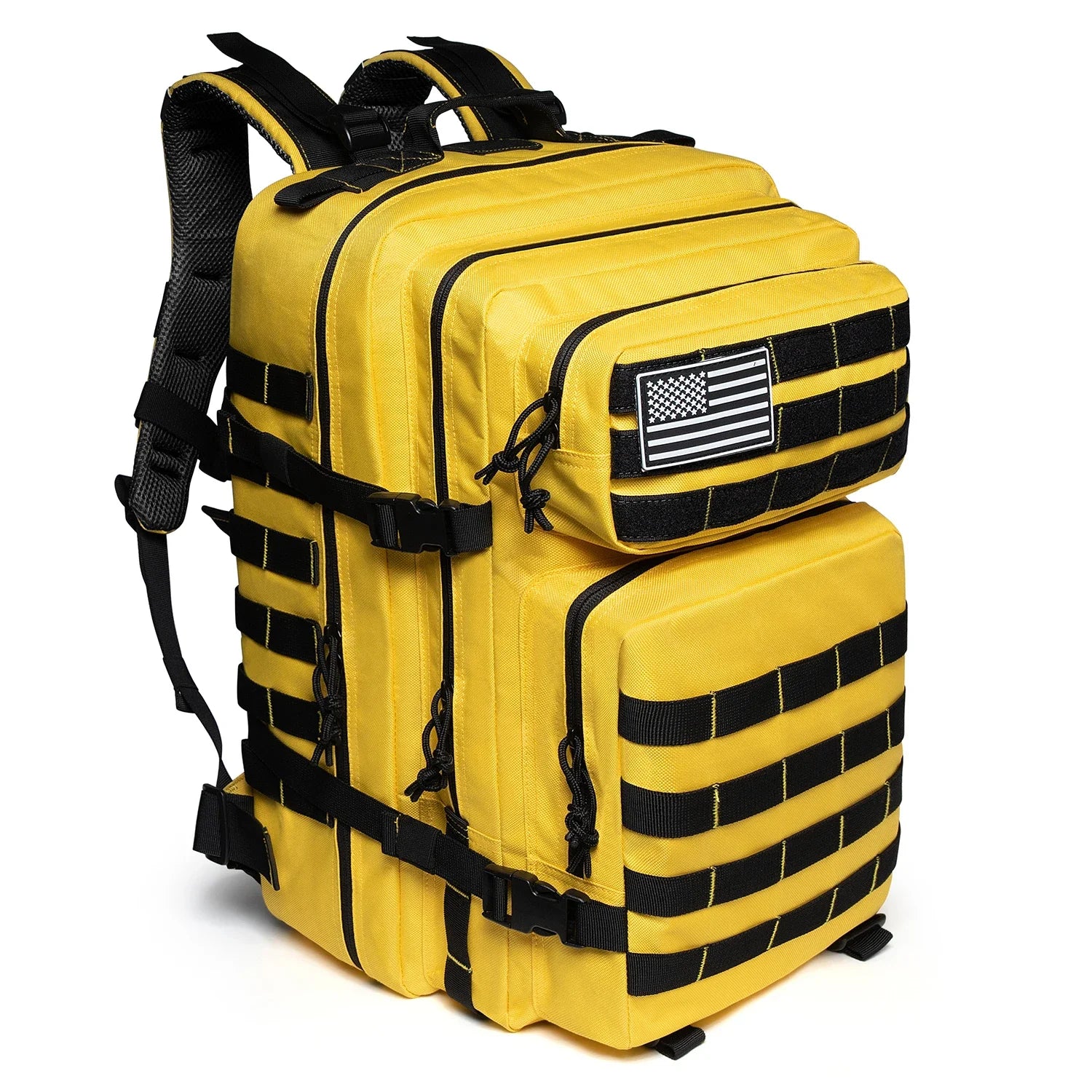 45L Tactical Backpack Large Capacity MOLLE Hiking Camping Outdoor Bag